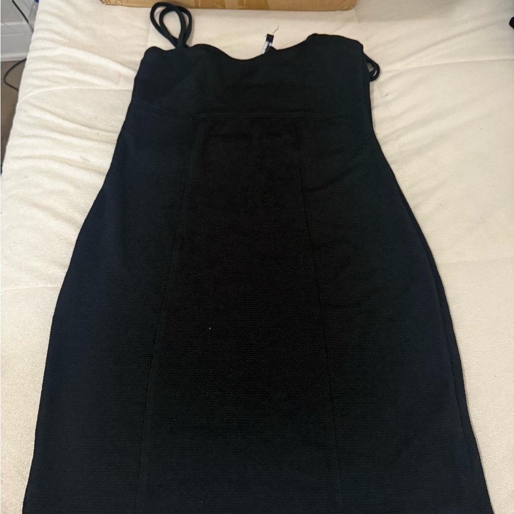 Ambiance Black Mini Dress